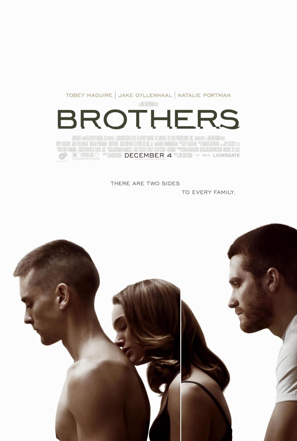 Brothers by Jim Sheridan. With Tobey Maguire, Jake GyllenHaal, Natalie Portman