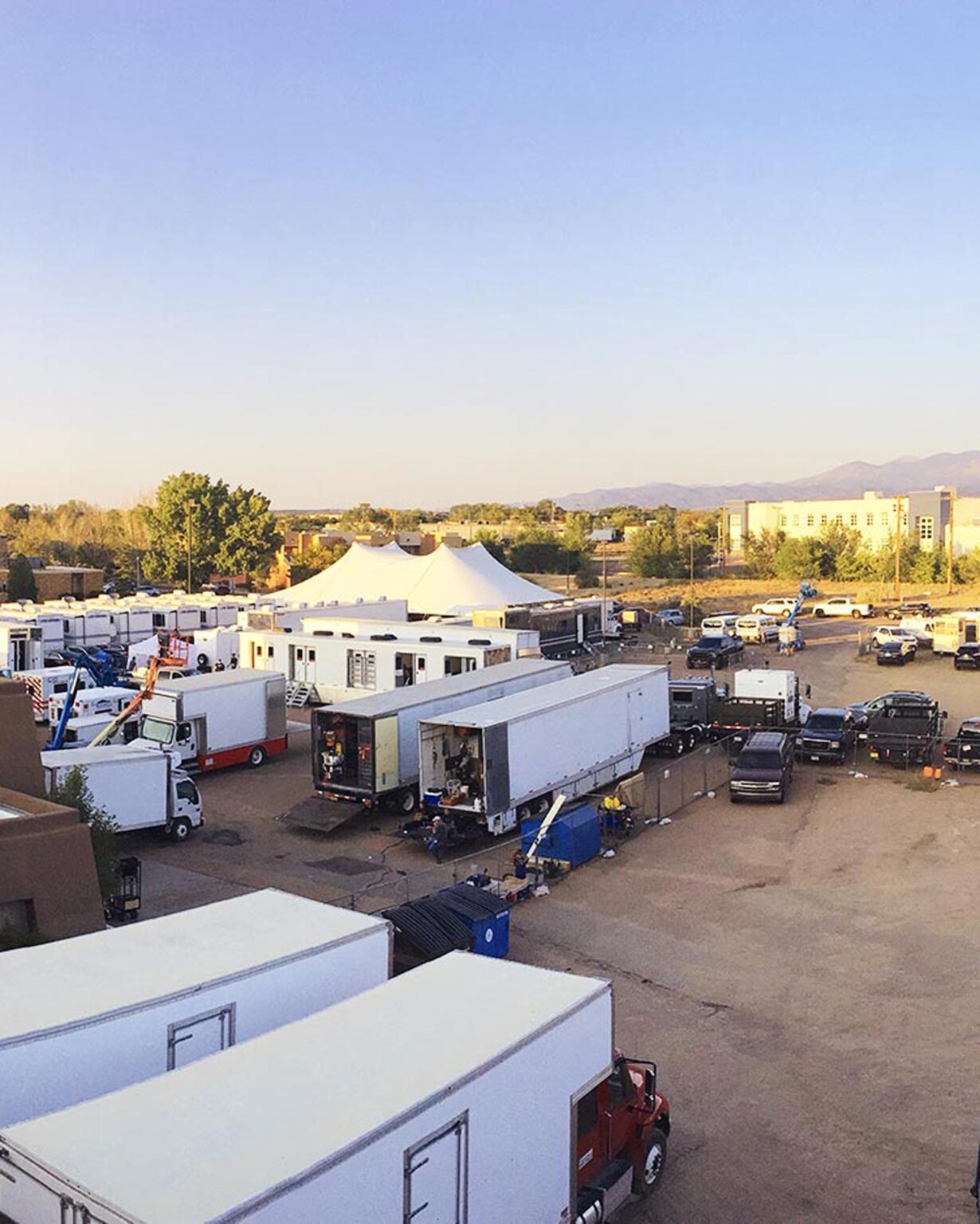 Studio backlot, Santa Fe, NM